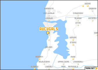 map of Aucugals