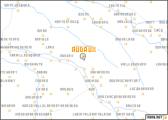 map of Audaux