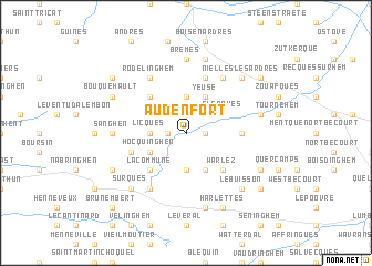 map of Audenfort