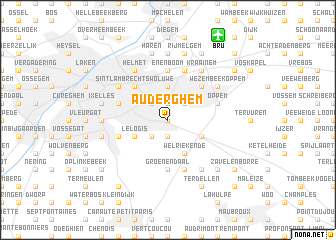 map of Auderghem