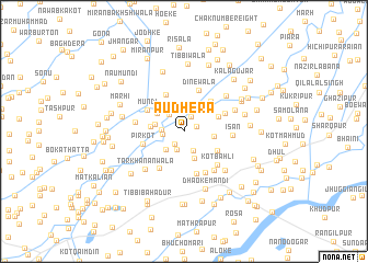 map of Audhera