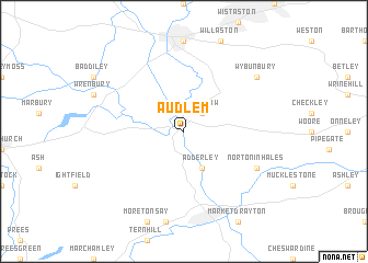 map of Audlem