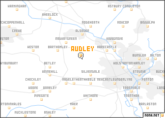 map of Audley