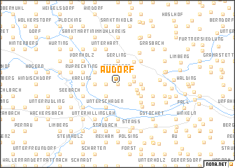 map of Audorf