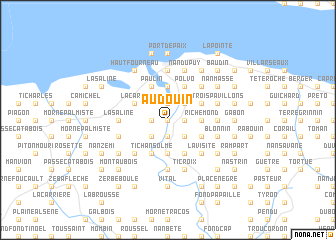 map of Audouin
