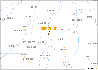 map of (( Audruve ))