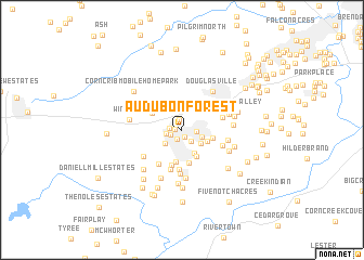 map of Audubon Forest