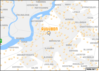 map of Audubon