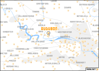 map of Audubon