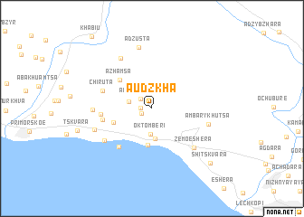 map of Audzkha