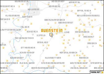 map of Auenstein