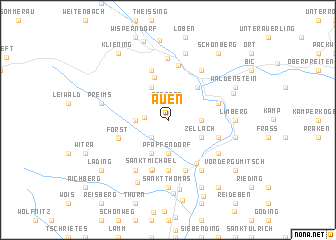 map of Auen