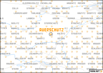 map of Auerschütz