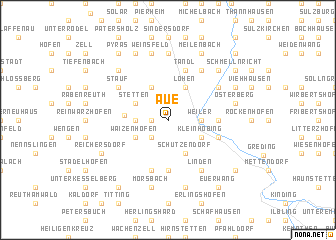 map of Aue