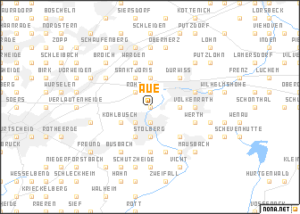 map of Aue