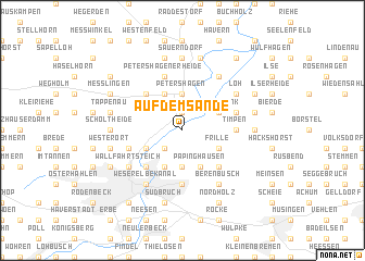 map of Auf dem Sande