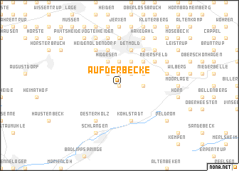 map of Auf der Becke