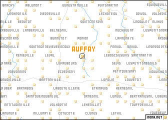 map of Auffay