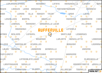 map of Aufferville