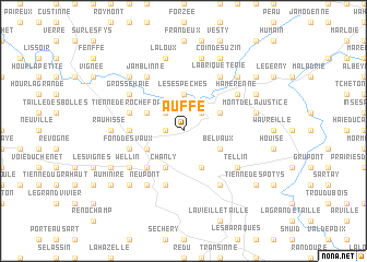 map of Auffe