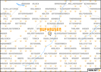 map of Aufhausen