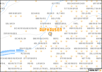 map of Aufhausen