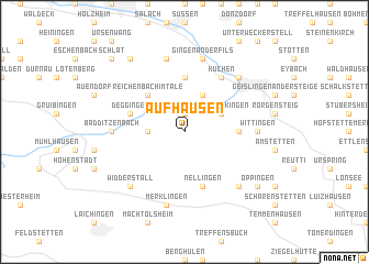 map of Aufhausen