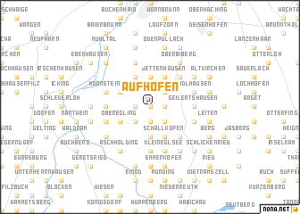 map of Aufhofen