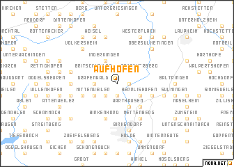 map of Aufhofen