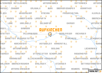 map of Aufkirchen