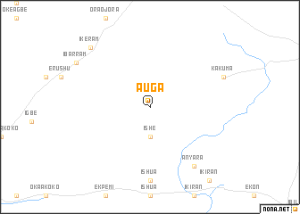map of Auga