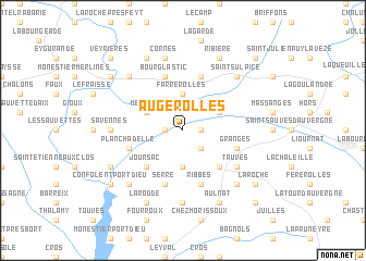 map of Augerolles