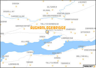 map of Aughanloge Bridge