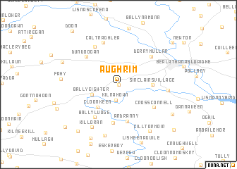 map of Aughrim