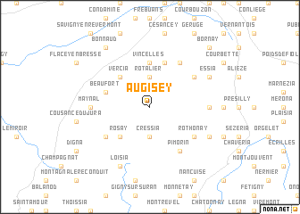 map of Augisey