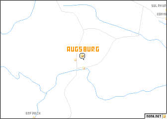 map of Augsburg