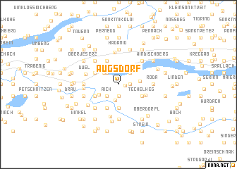 map of Augsdorf