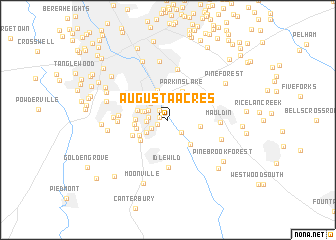 map of Augusta Acres