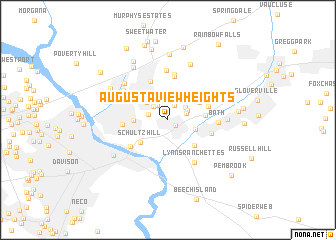 map of Augusta View Heights