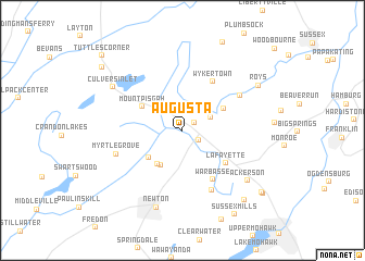 map of Augusta