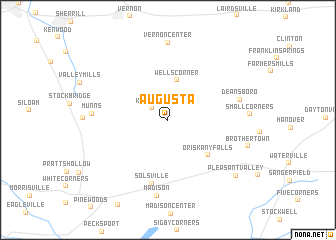 Locmap AUGUSTA  75.66967X42.85472X 75.33367X43.09472 