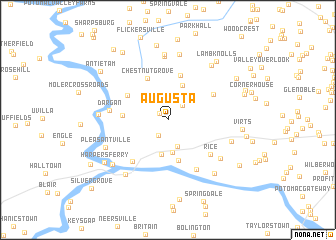 map of Augusta