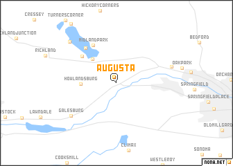 map of Augusta