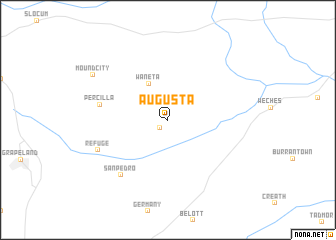 map of Augusta