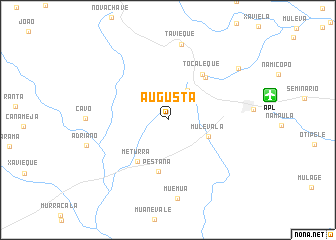 map of Augusta