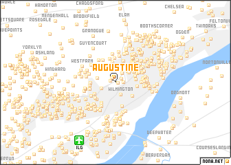 map of Augustine