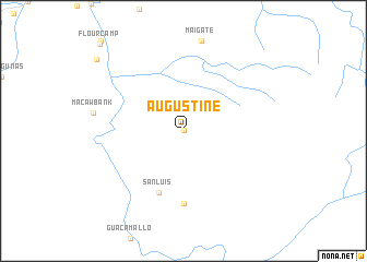 map of Augustine