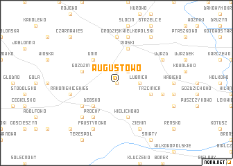 map of Augustowo