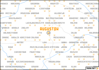 map of Augustów