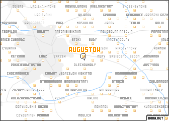 map of Augustów